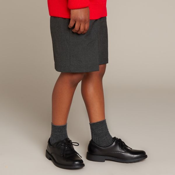Clarks Boys Scala Loop Kid School Shoes Black | CA-2431960